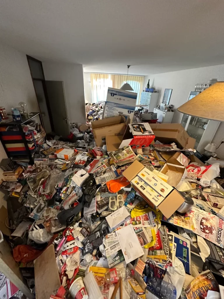 Vervuilde woning ontruimen