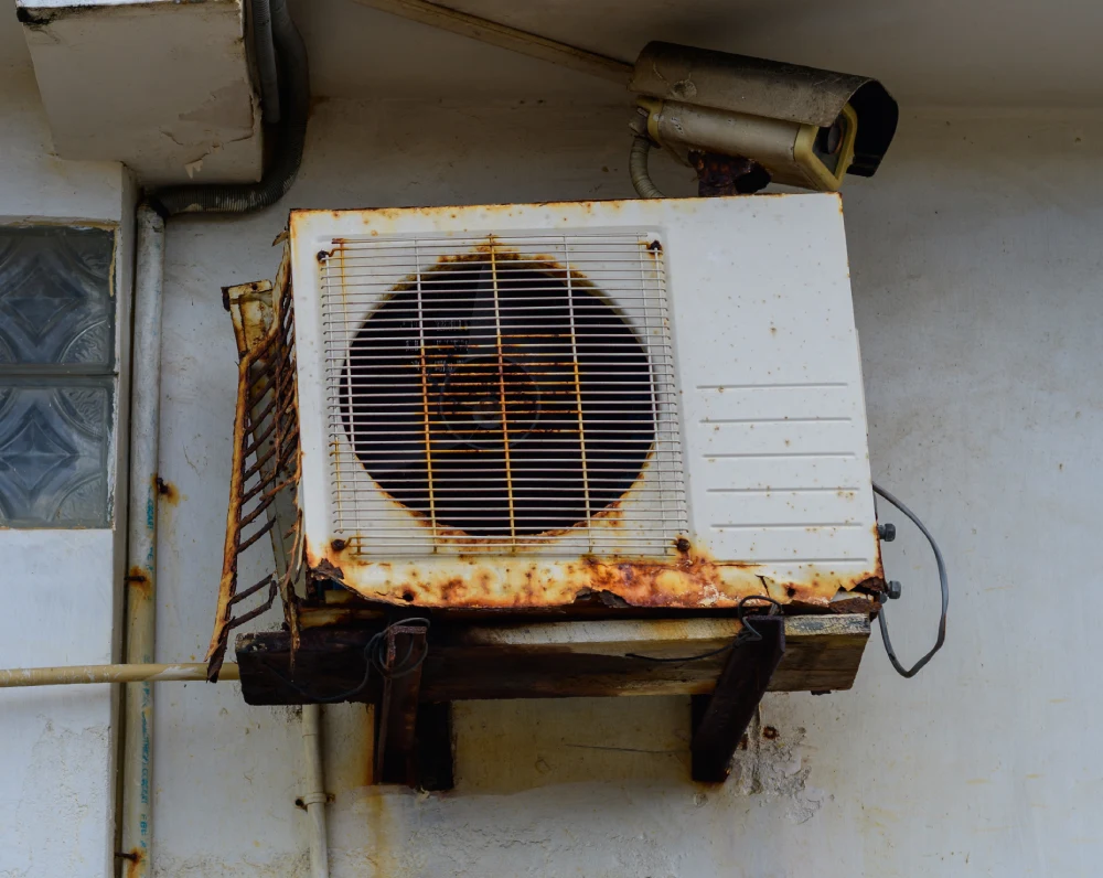 Kapotte airco op laten halen